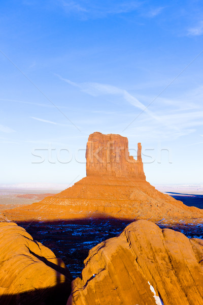 Stock photo: The Mitten, Monument Valley National Park, Utah-Arizona, USA