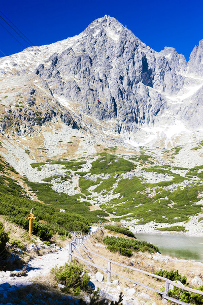 Lomnicky Peak and Skalnate Tarn, Vysoke Tatry (High Tatras), Slo Stock photo © phbcz