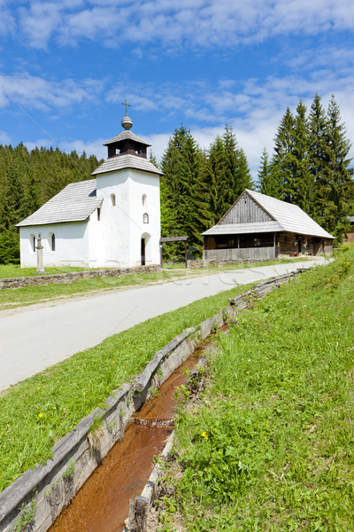 church in Museum of Kysuce village, Vychylovka, Slovakia Stock photo © phbcz
