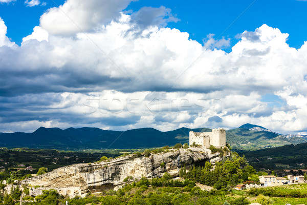 Zdjęcia stock: Ruiny · zamek · Francja · architektury · odkryty · na · zewnątrz