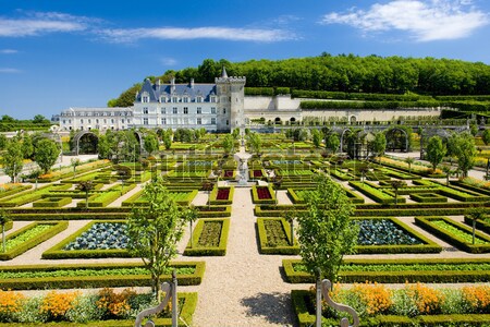Villandry Castle with garden, Indre-et-Loire, Centre, France Stock photo © phbcz