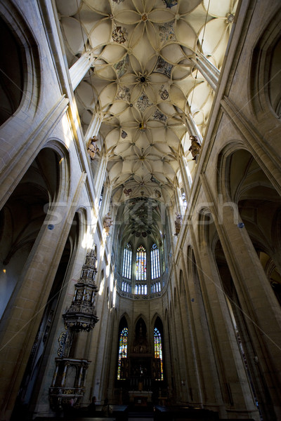 interior of Cathedral of St. Barbara, Kutna Hora, Czech Republic Stock photo © phbcz