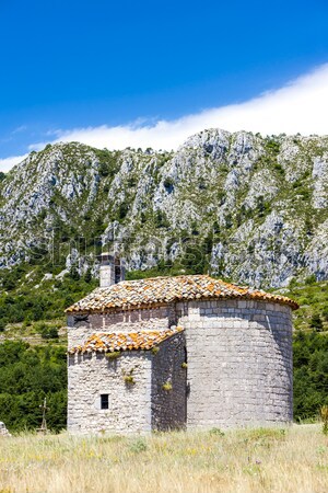 Chapel Notre-Dame de Gratemoine, Seranon, Provence, France Stock photo © phbcz