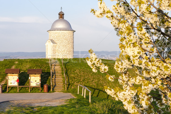Kaplica Czechy wiosną podróży architektury roślin Zdjęcia stock © phbcz