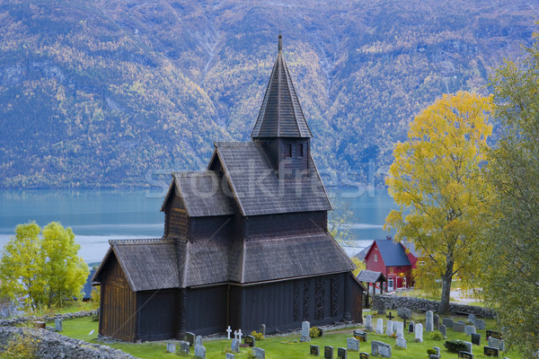 Urnes Stavkirke, Norway Stock photo © phbcz