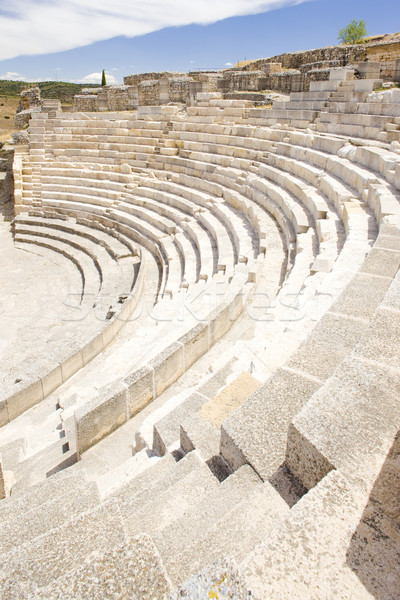 Roman Theatre of Segobriga, Saelices, Castile-La Mancha, Spain Stock photo © phbcz