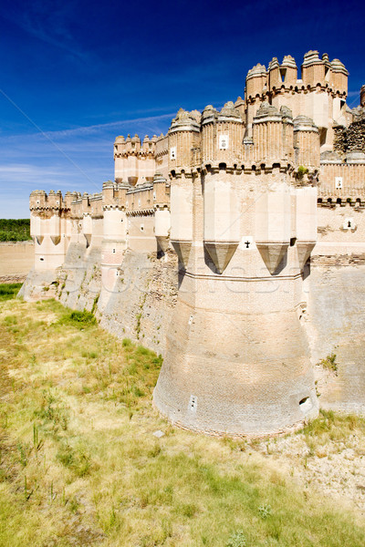 Stock photo: Coca Castle, Segovia Province, Castile and Leon, Spain