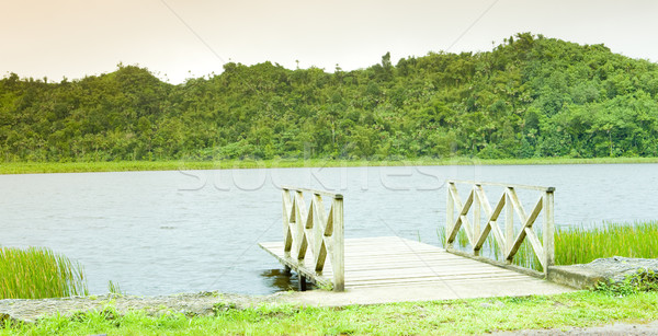 Stock fotó: Tó · park · Grenada · tájkép · csend · szabadtér