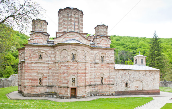 Kloster Serbien Gebäude Architektur Freien und Stock foto © phbcz