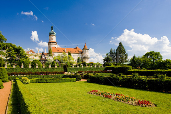 Castle of Nove Mesto nad Metuji with garden, Czech Republic Stock photo © phbcz