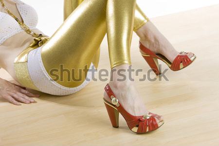 detail of fashionable clothes and shoes Stock photo © phbcz