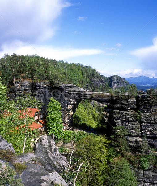 Pravcicka Gate, Ceskosaske Svycarsko, Czech Republic Stock photo © phbcz