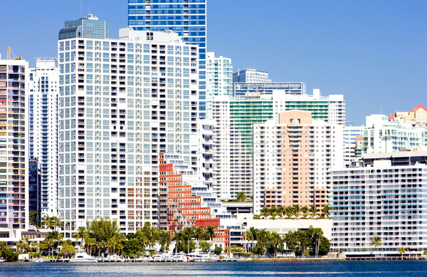 Centrum Miami Florida USA zee gebouwen Stockfoto © phbcz