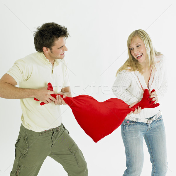 couple with heart Stock photo © phbcz