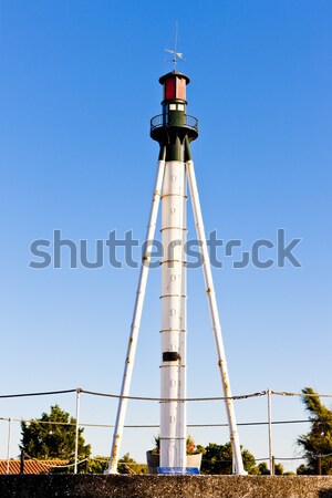 Nokta deniz feneri Barbados Bina mimari anten Stok fotoğraf © phbcz