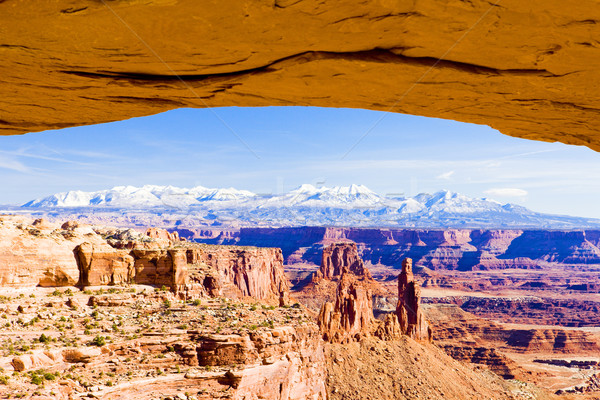 Arch. parku Utah USA krajobraz góry Zdjęcia stock © phbcz