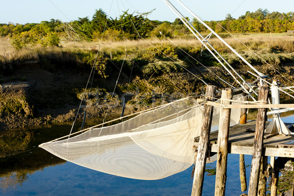 Visnet eiland Frankrijk Stockfoto © phbcz