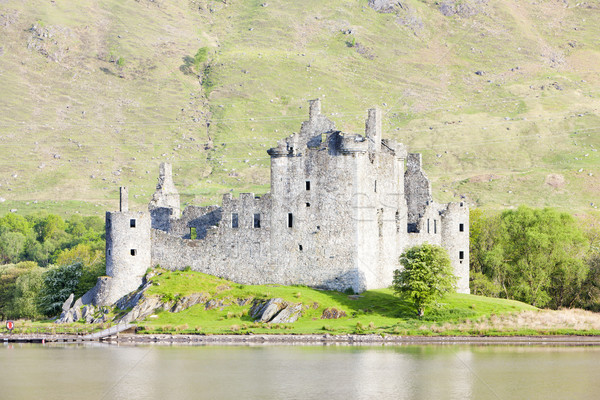 Burg Schottland Reise Gebäude Architektur Stock foto © phbcz