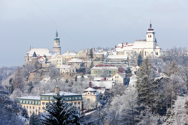 Nove Mesto nad Metuji in winter, Czech Republic Stock photo © phbcz