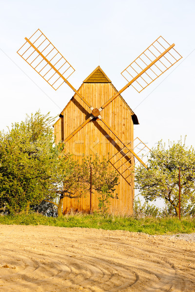 Bois moulin à vent République tchèque architecture [[stock_photo]] © phbcz