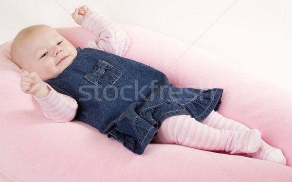 Menina crianças criança segurança meninas criança Foto stock © phbcz