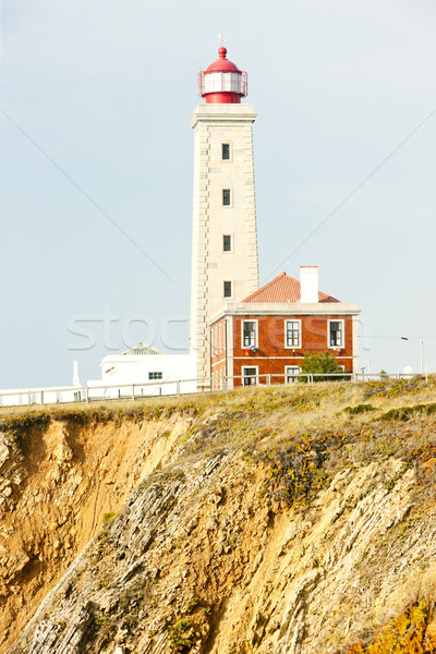 Stock photo: lighthouse at Sao Pedro de Moel, Estremadura, Portugal