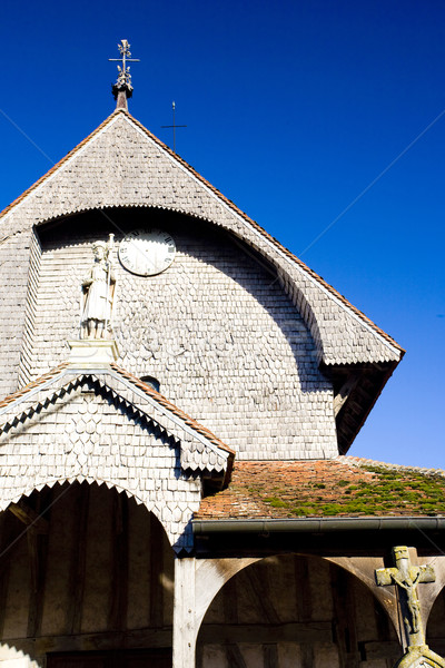church in Lentilles, Champagne, France Stock photo © phbcz