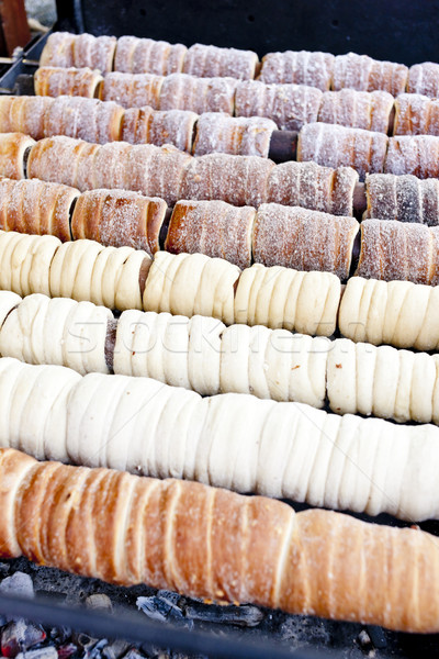 Stock photo: special Czech pastry called trdelnik