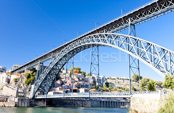 Dom Luis I Bridge, Porto, Portugal Stock photo © phbcz