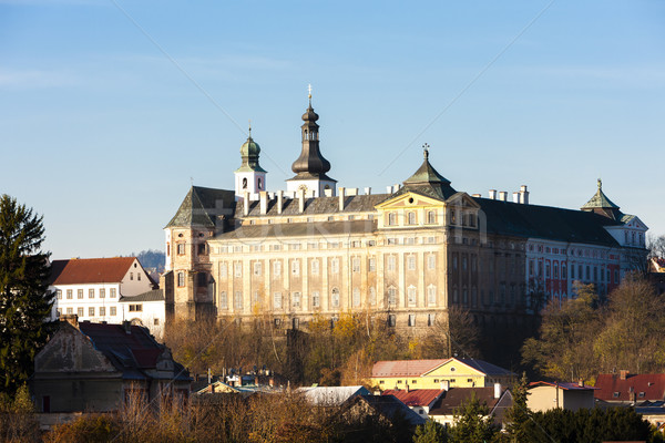 benedictine monastery in Broumov, Czech Republic Stock photo © phbcz