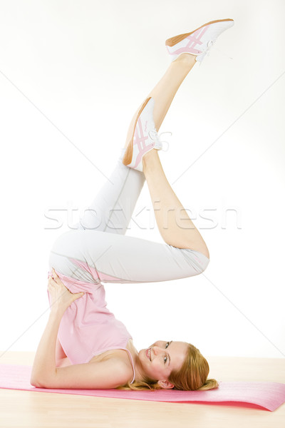 exercising woman Stock photo © phbcz