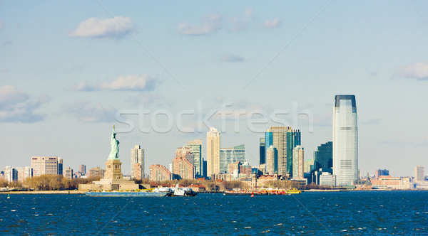 Statue of Liberty and New Jersey, New York, USA Stock photo © phbcz