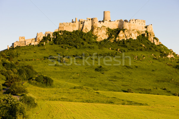 Castillo Eslovaquia edificio arquitectura historia ruinas Foto stock © phbcz