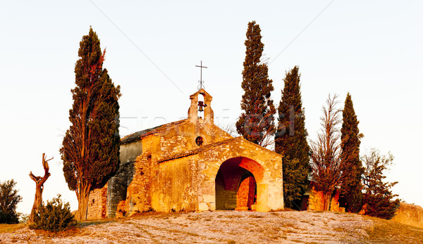 Chapel St. Sixte near Eygalieres, Provence, France Stock photo © phbcz