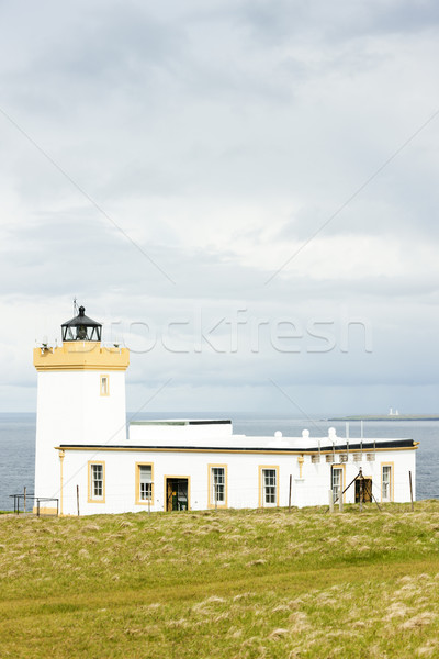 Hoofd vuurtoren hoogland Schotland oceaan reizen Stockfoto © phbcz