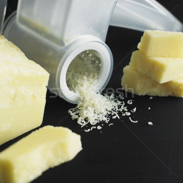 Parmesan peyniri natürmort sağlık peynir beslenme Stok fotoğraf © phbcz
