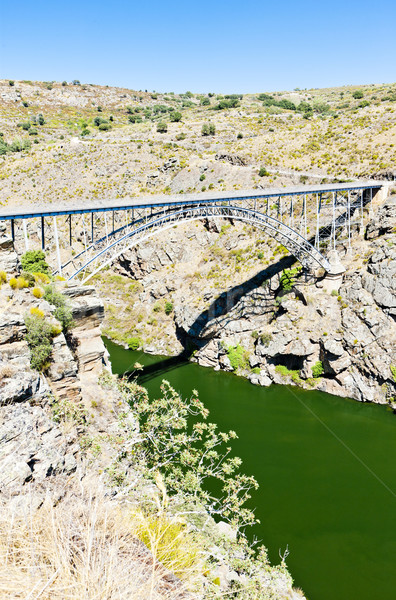 Requejo Bridge, Castile and Leon, Spain Stock photo © phbcz