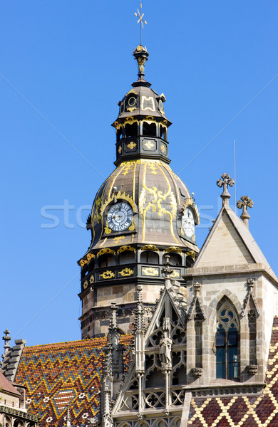 detail of Cathedral of Saint Elizabeth, Kosice, Slovakia Stock photo © phbcz