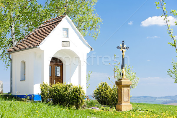 Kapel kruis Tsjechische Republiek kerk architectuur Stockfoto © phbcz