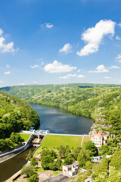 dam on Dyje river, Znojmo, Czech Republic Stock photo © phbcz