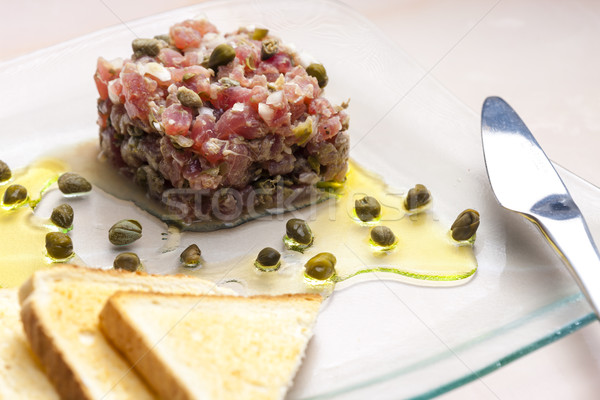 Stock photo: tuna tartar