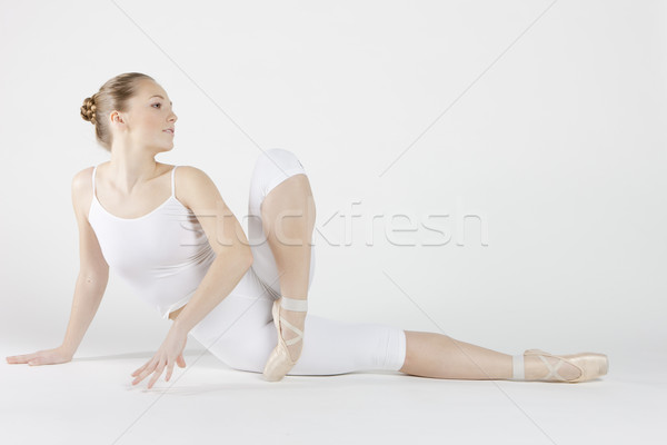 Stock fotó: Balett-táncos · nők · tánc · balett · fiatal · képzés
