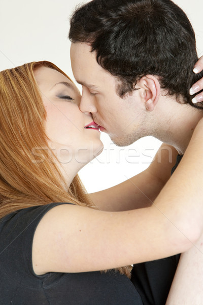 kissing couple Stock photo © phbcz