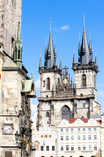 Stok fotoğraf: Kilise · kare · Prag · Çek · Cumhuriyeti · Bina