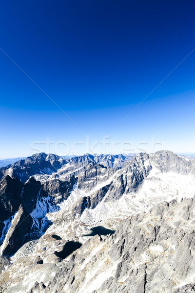 Kilátás csúcs magas Szlovákia tájkép Európa Stock fotó © phbcz