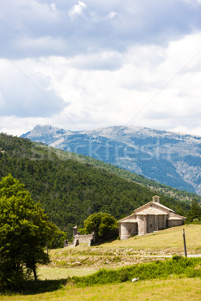 Chapel Notre-Dame near Vergons, Provence, France Stock photo © phbcz