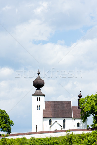 Templom Szlovákia épület építészet történelem kint Stock fotó © phbcz