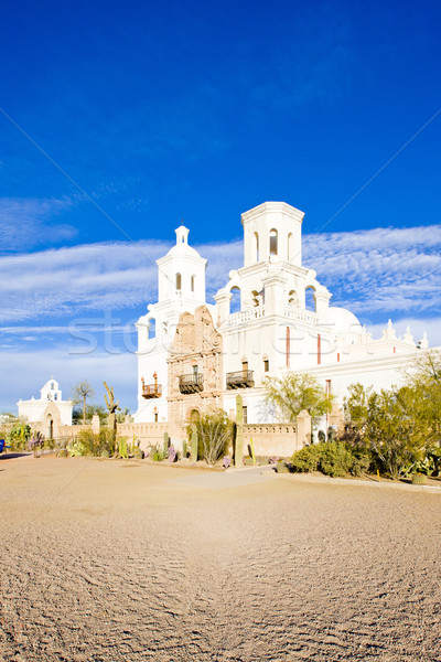 Missão Arizona EUA igreja arquitetura religião Foto stock © phbcz