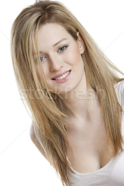 Foto stock: Retrato · mujer · belleza · jóvenes · solo