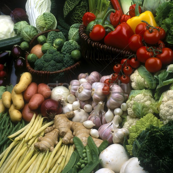 Сток-фото: овощей · натюрморт · продовольствие · здоровья · интерьер · растительное
